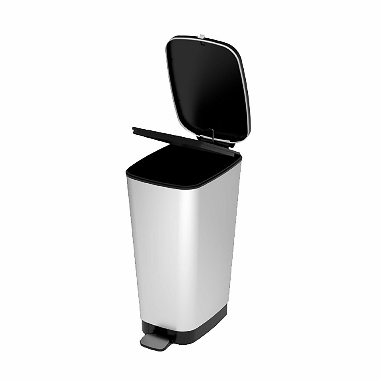 KETER - Pattumiera a pedale 50 litri Chic Bin L - h60,5x29x44,5 cm